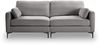 Sofa 3,5 Sitzer B/H/T: 225 x 92 x 97 cm in Hellgrau Bild 4