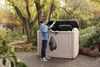 Keter Kunststoff Gartenbox/ Mülltonnenbox "Store-it-out Ultra" (2000 l), beige / braun, 177 x 113 x 134 cm (B x T x H) Bild 2