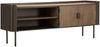 Dmora TV-Möbel Berlingo 150 x 42 x 58h cm Grau 2 Böden 3 Fächer Bild 3