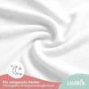 Laleni 2er-Set Spannbettlaken Babybett Kinderbett 70x140 cm - Oeko-Tex Zertifiziert, 100% Baumwolle, atmungsaktives Spannbetttuch Jersey Baby, 135 g/m², weiß Bild 5