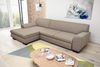 DOMO Collection Nika Eckcouch in L-Form, Sofa Eckgarnitur, Moderne Polsterecke, Ecksofa, braun, 277 x 156 x 78 cm Bild 2