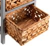 IDIMEX Nachtkommode ARBO, Kommode Schubladenschrank Regal aus Paulownia Holz mit 5 Körben Bild 5
