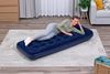 Bestway 'Blue Horizon' Single-Luftbett mit integrierter Fußpumpe, blau, 185 x 76 x 28 cm Bild 2