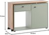 SCHILDMEYER Schreibtisch Bürotisch Regal Computertisch Tiny Working Pistazie Bild 2