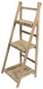 Regal "Recycling-Chic" aus Holz, klappbar, rustikal, 3 Böden, Standregal, Badregal, Blumenregal Bild 3