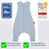 Alvi 4-Season Mull Sleep-Overall Schlafsack mit Füßen Bild 4