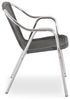 Raburg Bistrostuhl Outdoor-Stapelstuhl mit Armlehnen, Polyrattan, Alugestell, Vita (Set, 10 St), hochwertiges Doppelrohr-Aluminium-Gestell, bis 150 kg Bild 5