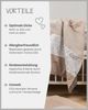 ULLENBOOM ® Babydecke 70x100 cm, Sandblume (Made in EU) - Aus Baumwolle & flauschigem Fleece (OEKO-TEX Standard), Baby Decke Neugeborenen, ideal als Kinderwagendecke oder Kuscheldecke Bild 5