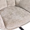 Duhome Loungesessel, Armlehnstuhl aus Chenille-Stoff, Schminktisch Stuhl 360° drehbar Bild 5