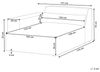 Chaiselongue grau rechtsseitig HELLNAR Bild 3