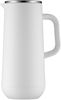 WMF Impulse Thermoskanne 1l, Isolierkanne für Kaffee oder Tee, Drehverschluss, hält Getränke 24h kalt und warm, Thermoskanne Kaffee oder Tee, weiß, Edelstahl, Kunststoff Bild 4