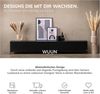 Wuun® TV-Board Lowboard Wohnwand TV-Bank Somero / 160cm / Schwarz-Matt/Vita Schwarz Bild 2
