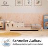 smartwood Kinderbett 80x180 cm in Kaschmir - Montessori Bodenbett mit Rausfallschutz & Lattenrost - Aus handbemaltem Sperrholz - Sicher für Jungen und Mädchen - Einfache Montage - TILA 6 Bild 4