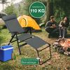 aktivshop Gartenstuhl mit Liegefunktion bis 110kg, Sonnenliege, Gartenliege, 59 × 117 × 80 cm Bild 5
