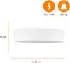 Smartwares IDE-60046 Deckenleuchte 4 Glühbirne(n) E27 IP20 Weiß Bild 3