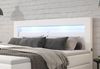 Boxspringbett Repos mit LED und USB 140x200 Weiß H2 (bis 70kg) Bild 3