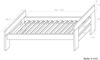 EinzelbettEasy Premium Line K2, Buche Vollholz massiv Natur - Maße: 90x200 cm Bild 2