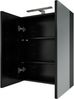 Spiegelschrank Badspiegel Badezimmer Spiegel City 60cm Esche schwarz mit 5W LED-Strahler Bild 5