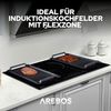 Arebos Grillplatte Grillpfanne Induktionsgrillplatte Gusseisen Bratpfanne BBQ Bild 5