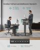 Songmics Höhenverstellbarer Schreibtisch elektrisch,70x160 x (72-120) cm, Verstellbarer Tisch, Memory-Funktion für 4 Höhen, für Homeoffice, Arbeitszimmer, tintenschwarz Bild 4