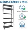 Simonrack Schwerlastregal, Lagerregal, 250 x 100 x 30 cm, Metallregal, Kellerregal, Biegestelle 180 kg, 6 Fachböden, Antracite - Simonclick Bild 5