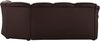 Cavadore Ecksofa Bensil mit Federkern / Polsterecke in Kunstleder / 265 x 94 x 215 / Lederoptik Braun Bild 4