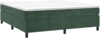 vidaXL Boxspringbett, Samt dunkelgrün, 180x200 cm