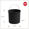 HAILO Inneneimer 1226579 in schwarz mit 12 Liter Volumen für Abfalleimer MONO / Ersatzeimer Bild 3