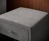 Designer Nachttisch Amy (Samt) Grau Bild 3