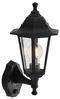 Lindby Außen-Wandleuchte Nane, Kunststoff Schwarz IP44mit Bewegungsmelder, 1 x 60 W Bild 1