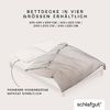 Schlafgut Woven Fade Bettwäsche|Bettbezug einzeln 155x220 cm| white-sand-light Bild 4