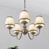 Lindby Kronleuchter Lumiel, Bronze IP20, 5 x 40 W Bild 4