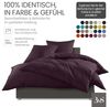 Bettwaesche-mit-Stil Mako-Satin Spannbettlaken brombeer 200x200cm Bild 4