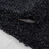Carpetsale24 Shaggy Hochflor Teppich Läufer Flur 80x150 cm Anthrazit - Weicher, Flauschiger Teppich Wohnzimmer – Moderner, Rutschfester Badezimmerteppich & Küchenläufer, Bettvorleger Schlafzimmer Bild 4