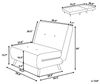 Schlafsofa Polsterbezug dunkelgrau FARRIS Bild 3
