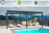 Weide Deluxe Plus Pergola | Aluminium Lamellendach | 4x6 M | anthrazit | Pavillon freistehend Bild 4