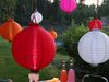 LED Solar-Lampion ,Festival', Dämmerungssensor, outdoor, 22cm, blau Bild 3