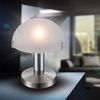 LED Tischleuchte, Touchdimmer, Glas satiniert, H 22,5 cm Bild 5