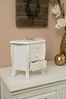 Meridian Mini-Kommode 27 x 13 x 30 cm MDF Weiß 3 Schubladen Landhausstil Bild 2
