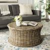 Safavieh Ottoman, Rattan, weißgewaschen Natur, 81 x 81 x 39.87 cm Bild 4