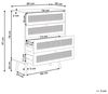 Kommode mit 4 Schubladen PEROTE 97 cm Heller Holzfarbton Bild 3