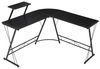 Schreibtisch Yremso L-förmig 122x122x98 cm Schwarz [en. casa] Bild 5
