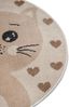 HANSE Home Kinderteppich Adventures Cat, rund, Höhe: 8 mm, Spielteppich, fest, Kinderzimmer, Kurzflor, Spielunterlage Bild 4