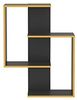 FMD Möbel - KRETA - Wandregal - melaminharzbeschichtete Spanplatte - anthrazit - 44,5 x 77 x 44,5cm Bild 3