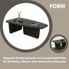 byLIVING Couchtisch Bolt (1-St), Freiform Tisch in Akazie Massivholz schwarz lackiert, 25mm Tischplatte Bild 5