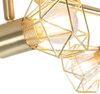 Qazqa LED Aufbaustrahler Mosh, ohne Leuchtmittel, Warmweiß, QAZQA Aufbau­spot, e14, Messing, Stahl, Modern Bild 3