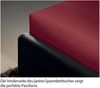 Janine Jersey Elastic Spannbetttuch | 90x190 cm - 100x220 cm | blau Bild 3