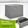 Juskys Wandschrank Nachttisch hängend Holz 40x29x30 cm BTH - mit 2 Schubladen - Wandmontage - Nachtkommode stabil - Nachtschrank Grau Bild 5
