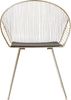 Metallstuhl gold 2er Set AURORA Bild 4