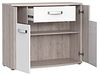 FORTE Rondino Kommode, Holzwerkstoff, Beige/Braun/Weiß, 99,7 x 81,5 x 43 cm Bild 4
